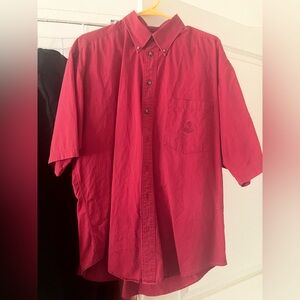 Ruff Hewn Men's Bold Red Casual Shirt